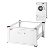 Load image into Gallery viewer, SucceBuy Laundry Pedestal Washer And Dryer Base Stand Platform Heavy Duty Multi-Functional Base with Drawer &amp; Rich Accessories - AMOCART
