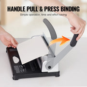 Load image into Gallery viewer, SucceBuy Binding Machine Comb Binding Machine 21Holes Binding 450 Sheets Book Binder Machine with 100 PCS 3/8'' Comb Binding Spines

