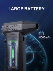 Load image into Gallery viewer, 800,000RPM  Air Blower New X9 Turbo Fan Upgrade Rechargeable Blower Brushless Turbo Fan Portable Dust Blower Electric Dryer
