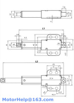 Customized Best Linear Actuator 6V 12V 24V with Various Strokes 15mm to 300mm for Automation And Engineering Applications