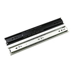 Amocart Drawer Slides Side Mount Rails Heavy Duty Full Extension Steel Track Noiseless Guide Cabinet 100Lbs Load Capacity