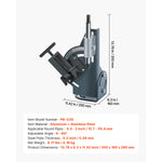 SucceBuy Pipe Notcher 1/2 to 2-inch Tubing Notcher with 0 to 60° Adjustable Angle Pipe and Tube Notching Tool for Repair Shops