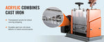 SucceBuy Electric Wire Stripping Machine 60W 1.5-25mm Visible Stripping Depth 6 Round+1 Flat Channels for Scrap Copper Recycling