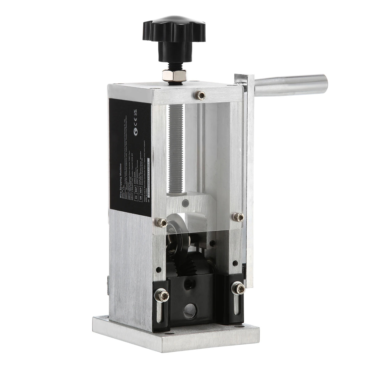 SucceBuy Manual Wire Stripping Machine Portable Aluminum Frame 1.5-25mm 1.5-40mm Wire Peeler for Cable Scrap Copper Recycling Amocart