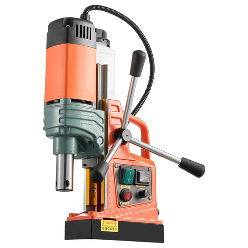SucceBuy Magnetic Drill 1450W Motor 2in Coring Diameter 2922 lbf Magnetic Force with 6 Coring Bits for Metal Surface Industrial