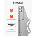Amocart Wheel Alignment Tool Heavy Duty Toe & Camber Alignment Plates with Digital Angle Finder for Home Use Fits Car Truck SUV