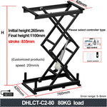 Electric Lifting Platform Tea Table 60/120/150kg Load Elevation Height Adjustable  Remote Control Motor Drive Iron Frame