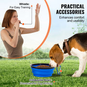 Load image into Gallery viewer, Amocart Dog Agility Training Equipment 4 PCS Set with Adjustable High Hurdles 6 Weave PolesJump Ring Square Pause Box Whistle

