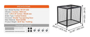 Load image into Gallery viewer, Amocart Rolling Sports Ball Storage Cart Sport Equipment for Indoor Outdoor Steel Storage Rack for Garages Gym and Schools
