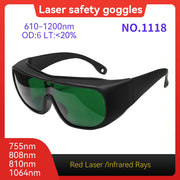 Load image into Gallery viewer, Laser Protective glasses 10600nm OD6 UV400 532nm 808nm 1064nm Laser Safety Glasses IPL glases Laser Protection Laser glasses
