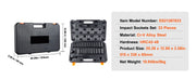 Bild in Galerie-Viewer laden, Amocart 1/2" 3/8" Drive Impact Socket Set 13/23/33/34/48/65/90PCs SAE Metric Cr-V/Cr-Mo Socket Set 6 Point Alloy Steel Repair
