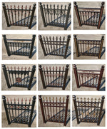 Premium High Quality Durable Black Aluminum Slat Fence Panels Customizable Length And Height Outdoor Privacy Fence