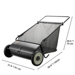 Amocart Tow Behind Lawn 21/26/44/50in Sweeper Large Capacity Heavy Duty Leaf Grass Collector with Adjustable Sweeping for Pick