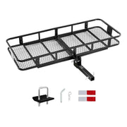 Load image into Gallery viewer, Amocart Hitch Cargo Carrier with Nighttime Reflective Reminder Folding Hitch Mount Cargo Carrier with Hitch Stabilizer for SUV

