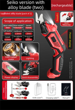 Cordless Electric Scissors 2 Blades Portable 4V Shears for Fabric Cloth Leather Cardboard Carpet DIY USB Cutting Tool 11000RPM