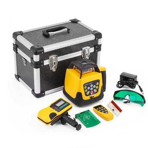 360° Green Rotary Laser Level Self-Leveling Rotating Cross Line Light Construction Measuring Equipment