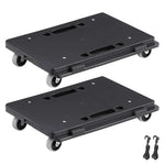 Amocart 2 Pack Furniture Mover Pallet Trolley 500 lbs Each Count with 4 Wheels Small Flat Dolly Cart for Industrial Machinery