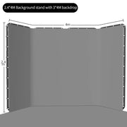 Load image into Gallery viewer, SH 240x400cm Background Stand Frame With Photography Green Screen Backdrops Photography Background For Living Video Recording
