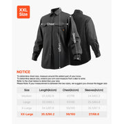 Load image into Gallery viewer, Amocart Flame Resistant Welding Jacket 7oz. FR Shirts for Men Machine Washable Cotton Heat-Resistant Welding Shirt - XL Size
