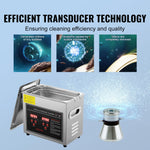 SucceBuy 2L 3L 6L 10L 22L 30L Ultrasonic Cleaner Stainless Steel Portable Heated Cleaning Washing Machine Ultrasound Appliance