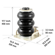 Load image into Gallery viewer, SucceBuy Air Jack 3 Ton Double Bag Air Jack Air Bag Jack Lift Up 3-5s Fast Lifting Air Bag Jack for Cars with Short Handle - AMOCART
