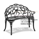 Customizable Amocart Outdoor Bench Wooden Metal Garden Bench for Outdoors 480 lbs Load Capacity