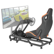 Load image into Gallery viewer, Amocart Racing Wheel Stand for G923 G920 G29 for Thrustmaster T248P Heavy Duty Steel Driving Simulator Cockpit
