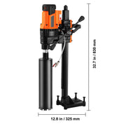 Bild in Galerie-Viewer laden, Amocart 3000W/3200W Core Drill Machine Drilling Diameter Diamond Stand Core Drill Rig Rugged Concrete Core Drill Wet Dry Use
