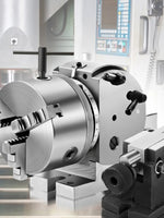 Amocart Dividing Head Precision Semi Universal BS-0 5" / 4" 3-Jaw Indexing Head Tailstock & Chuck for Drilling Milling Grinding