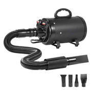 Charger l'image dans la visionneuse de galerie, SucceBuy 2000W/2.7HP Dog Blow Dryer Adjustable Speed Temperature Control with 4 Nozzle and Extendable Hose for Pet Hair Grooming
