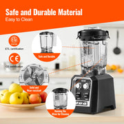 Charger l'image dans la visionneuse de galerie, Amocart 2L Smoothie Blender Professional Countertop Fruit Food Processor Mixer Maker with Stainless Steel for Home Kitchen Bar
