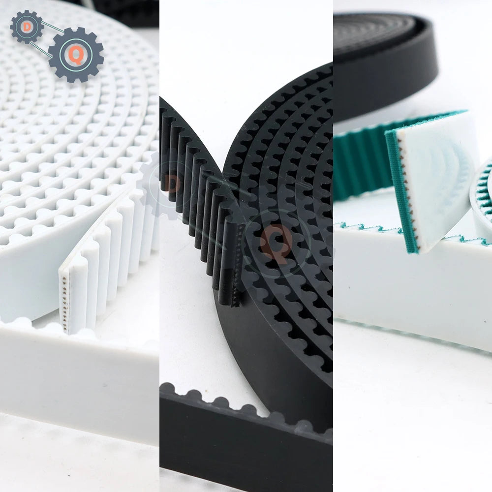 HTD 5M Open Belt PU HTD5M Open Timing Belt Conveyor Belt Polyurethane Belt Steel Belt 5M for CNC 15mm 20mm Belt HTD 5M Open Belt