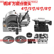 Load image into Gallery viewer, Amocart Dividing Head 5Inch 3 Jaw Precision Semi Universal Dividing Head for Milling Machine Rotary Table Tailstock Milling Set
