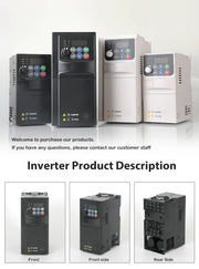 Load image into Gallery viewer, NEW SU600 VFD 0.75KW/1.5KW/2.2KW/3.7KW/5.5KW 220V/380V inverter Variable Frequency Drive Speed Controller for 3-phase Motor
