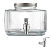 Load image into Gallery viewer, Amocart Beverage Dispenser 0.8Gal. Drink Dispensers for Party Glass Juice Dispenser with No-Drip Spigot and Lid for Restaurants
