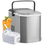 Amocart Countertop Ice Maker 9 Cubes Ready in 6 Mins 26lbs in 24Hrs Self-Cleaning Portable Ice Maker with Ice Scoop and Bask