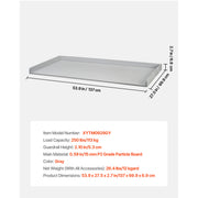 Load image into Gallery viewer, SucceBuy Washer Dryer Countertop w/ Drawer Shelf Wooden Washer and Dryer Countertop Laundry Topper for Laundry Room Organization
