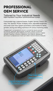 Load image into Gallery viewer, Industrial 3VA LCD DRO Readout 300x192x78mm 4kg Linear Error Compensation Precision Machining CNC Equipment Display System
