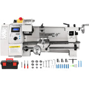 Load image into Gallery viewer, SucceBuy Mini Metal Lathe 8x14'' 2250PRM Variable Speed 600W Metal Working Lathe Milling Machine, Various Types of Metal Turning - AMOCART
