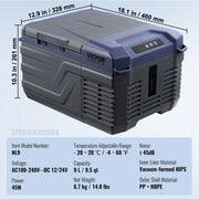 Charger l'image dans la visionneuse de galerie, Amocart 8L to 75L Car Refrigerator Fridge Portable Icebox Single&amp;Dual Zone w/Blue Tooth Temp Adjustable for Outdoor Camping RV
