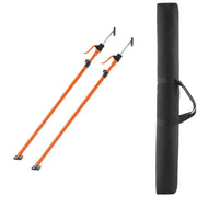 Load image into Gallery viewer, Amocart 2/4 Pack Cabinet Jack Support Pole 49-114in Steel Telescopic Support Rod Adjustable 3rd System for Lifting Drywall
