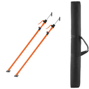 Load image into Gallery viewer, SucceBuy 2/4 Pack Cabinet Jack Support Pole 49-114in Steel Telescopic Support Rod Adjustable 3rd System for Lifting Drywall - AMOCART
