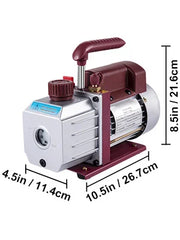 Bild in Galerie-Viewer laden, Amocart 4.5CFM 1/3HP  HVAC Refrigerant Vacuum Pump Refrigeration Single-Stage Set for Household Air Conditioning Vacuum Packing
