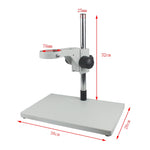 4K 2K 48MP HDMI USB VGA Microscope Camera 7X-45X Simul-Focal Stereo Trinocular Zoom Microscope Set With Auxiliary Objective Lens