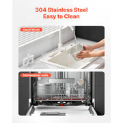 Load image into Gallery viewer, Amocart Automatic Ice Cream Maker w/Built-in Compressor 1.5QT No Pre-freezing Gelato Make Stainless Steel Electric Sorbet-Maker
