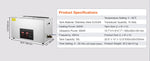 Amocart 2L 3L 6L 10L 22L 30L Ultrasonic Cleaner Stainless Steel Portable Cleaning Washing Machine Ultrasound Home Appliance