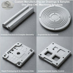 Custom Technical Ceramic CNC Machining, Precision Alumina Zirconia Silicon Carbide Parts Milling Turning Service, MOQ 1pc