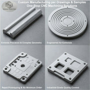 Load image into Gallery viewer, Custom Technical Ceramic CNC Machining, Precision Alumina Zirconia Silicon Carbide Parts Milling Turning Service, MOQ 1pc
