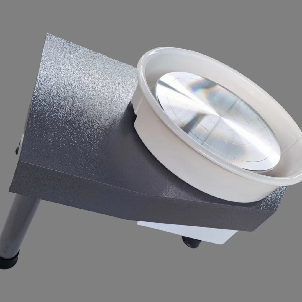 350W Brushless DC Variable Speed Pottery Wheel Machine, Intelligent Stepless Speed Regulation Ceramic Forming Machine for School