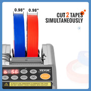 Load image into Gallery viewer, Amocart ZCUT-9 Automatic Tape Cutting Machine Paper Slitting Dispenser 6-60mm Adhesive Electric Tape Cutter for Product Package

